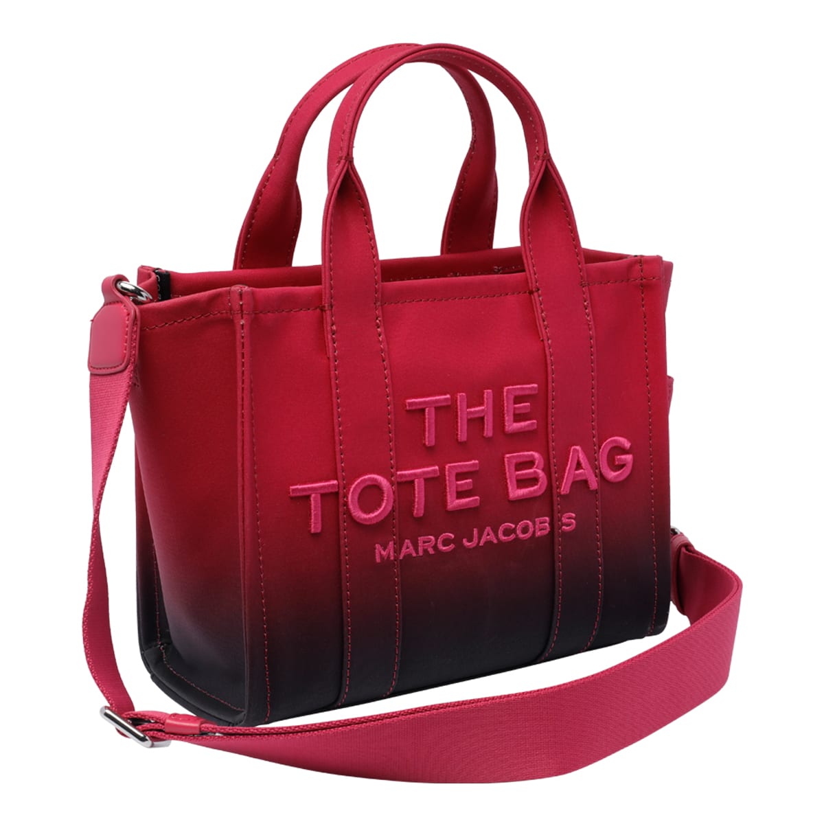 Shop Marc Jacobs The Small Tote Bag In Fuchsia