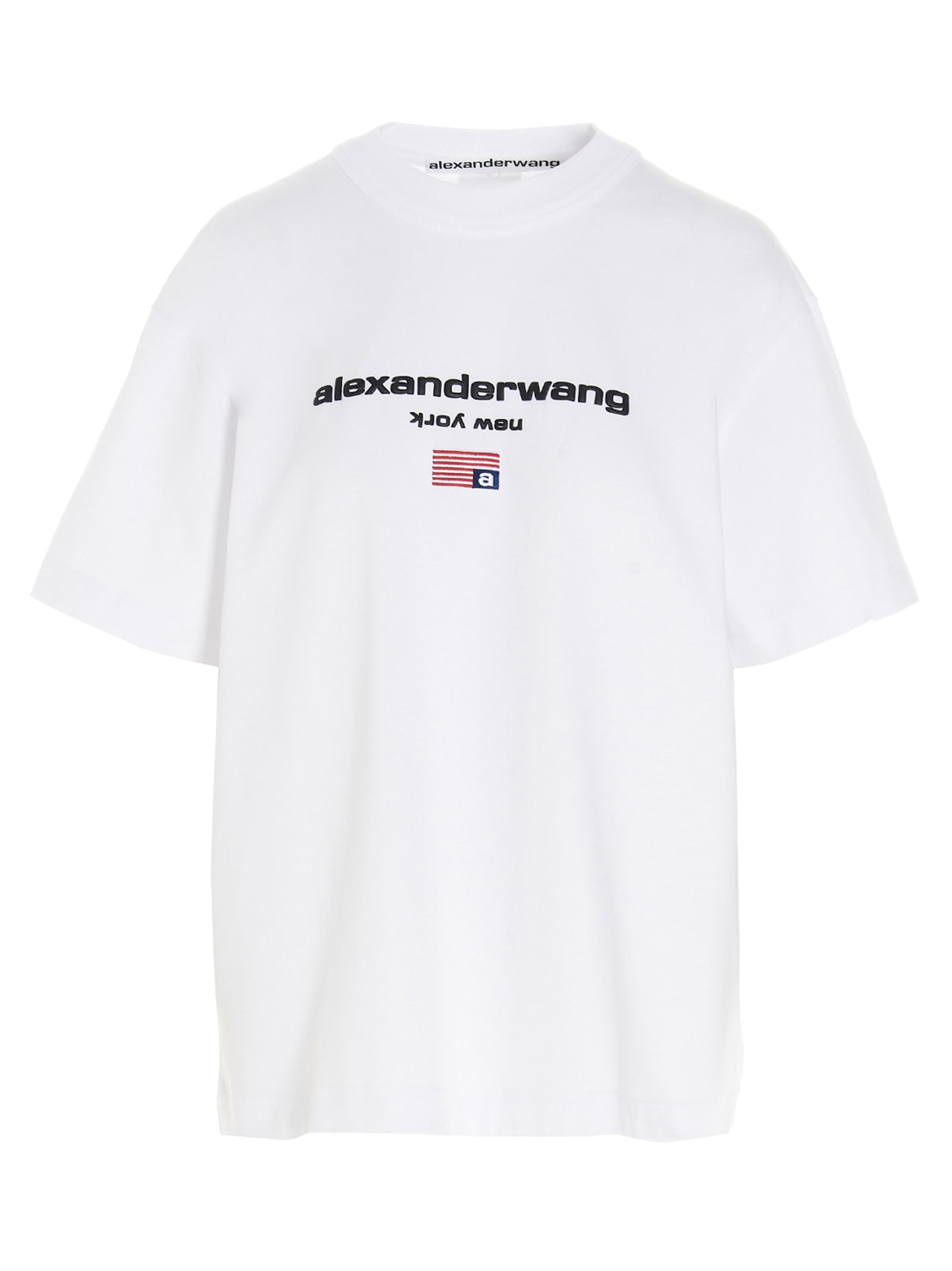 Alexander Wang T-shirt In Bianco