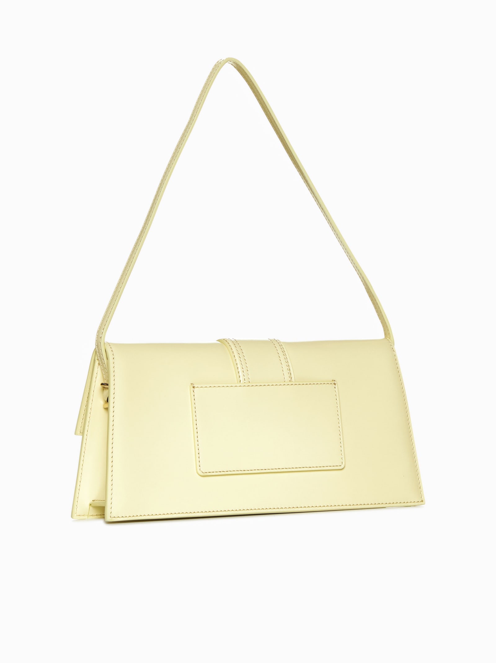 Shop Jacquemus Shoulder Bag In Pale Yellow