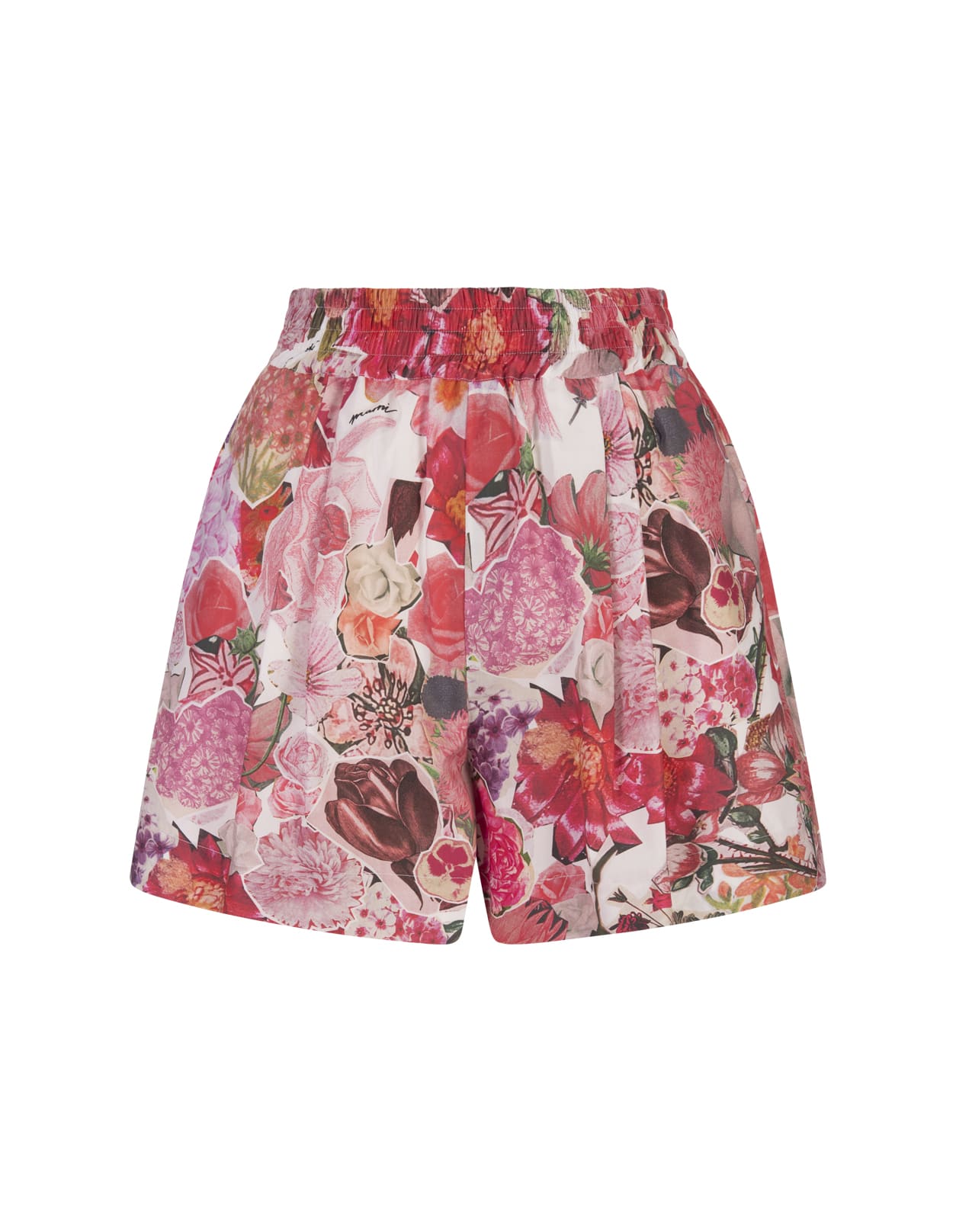 Marni Shorts With Requiem Print In Pink