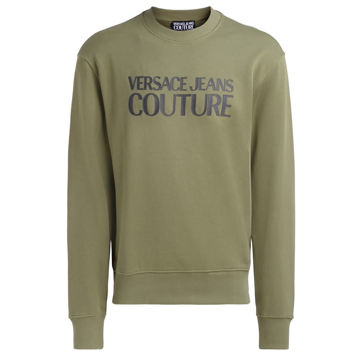 Green Versace Jeans Couture Sweatshirt With Logo