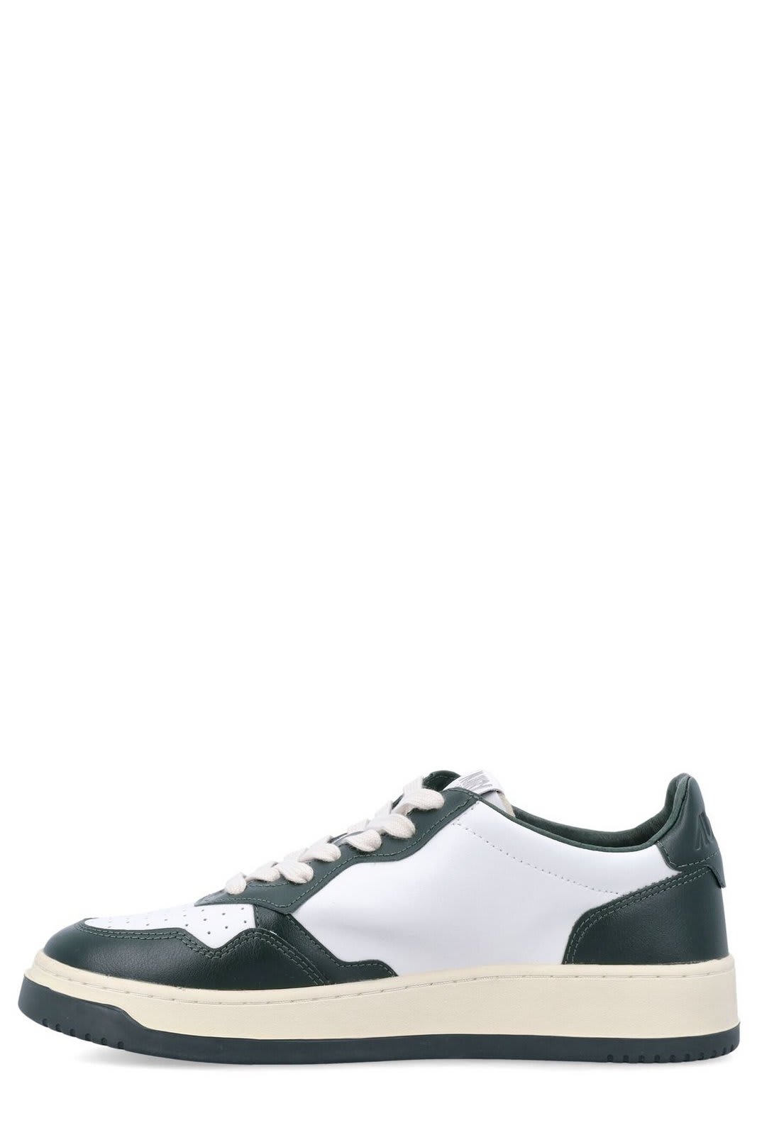 Shop Autry Medalist Low Bicolor Sneakers In White/mountain