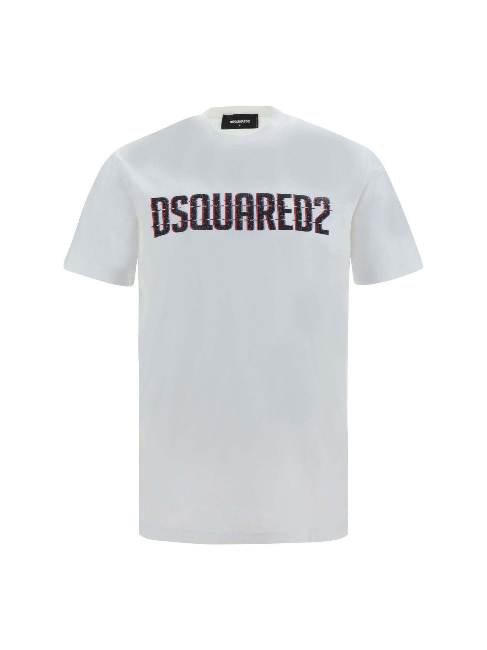 Shop Dsquared2 T-shirt In 100