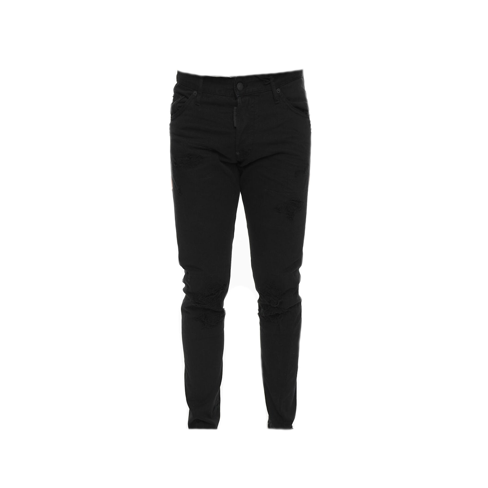 Shop Dsquared2 Black Bull Skater Jeans