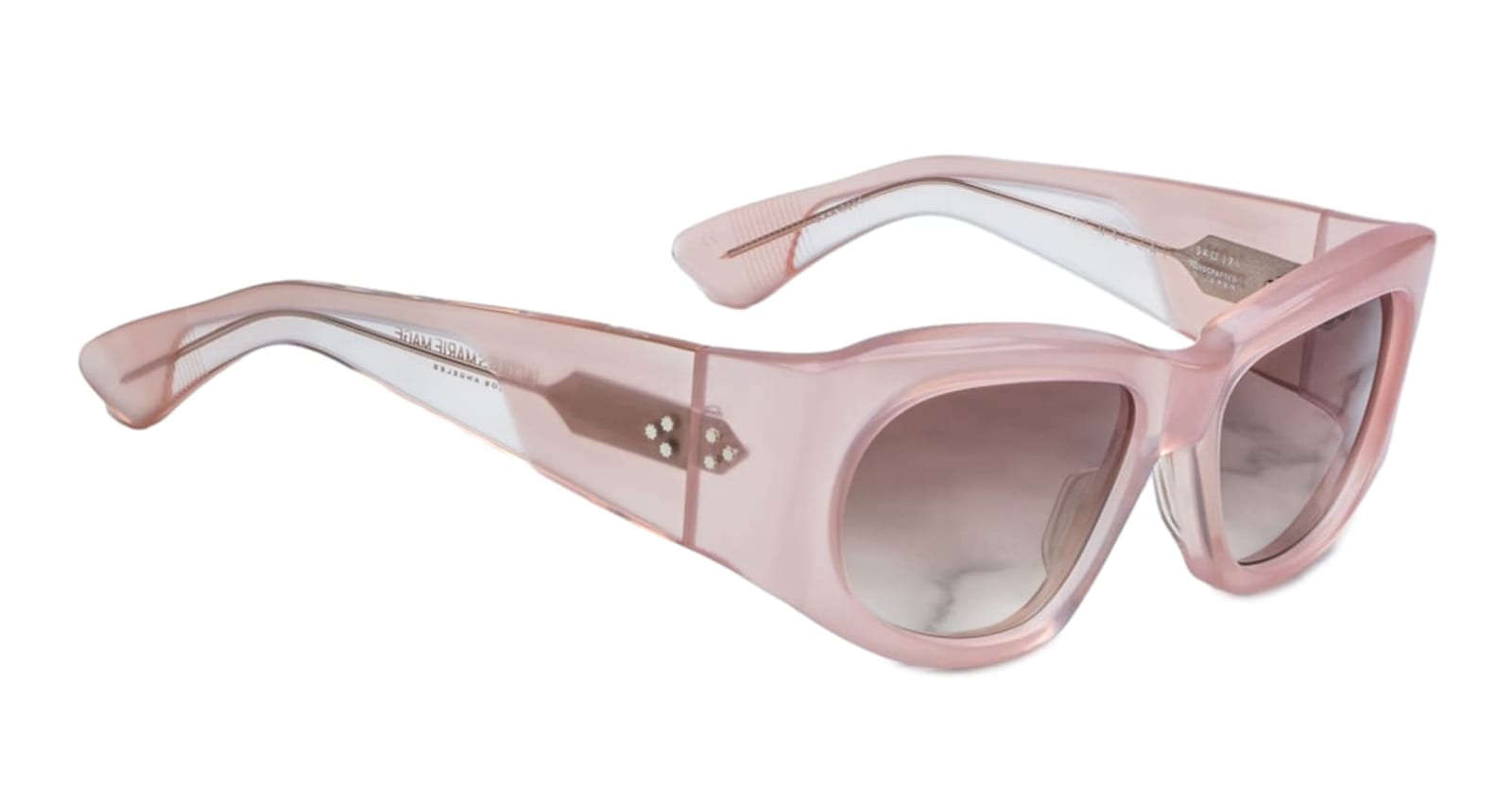 Shop Jacques Marie Mage Nadja - Peach Sunglasses In Pink