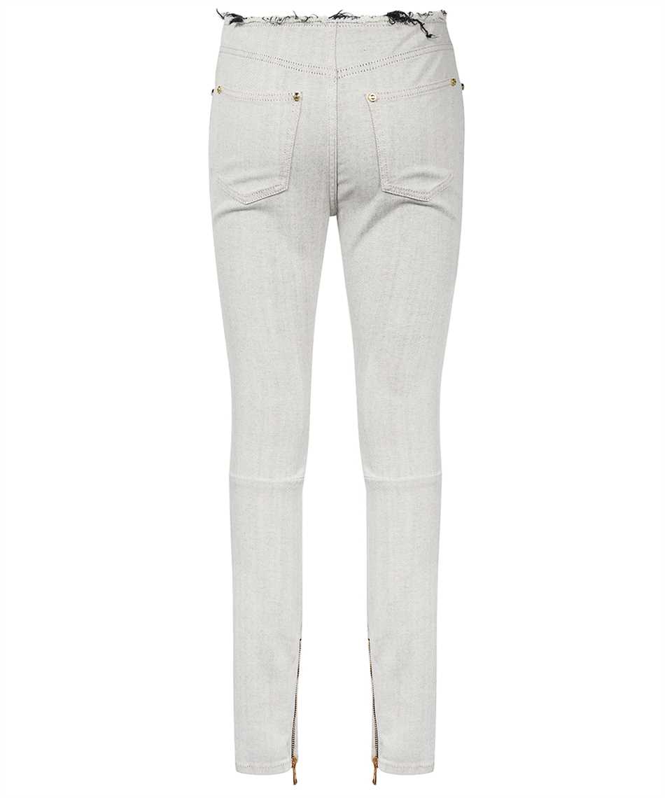 Shop Balmain 5-pocket Jeans In Grey