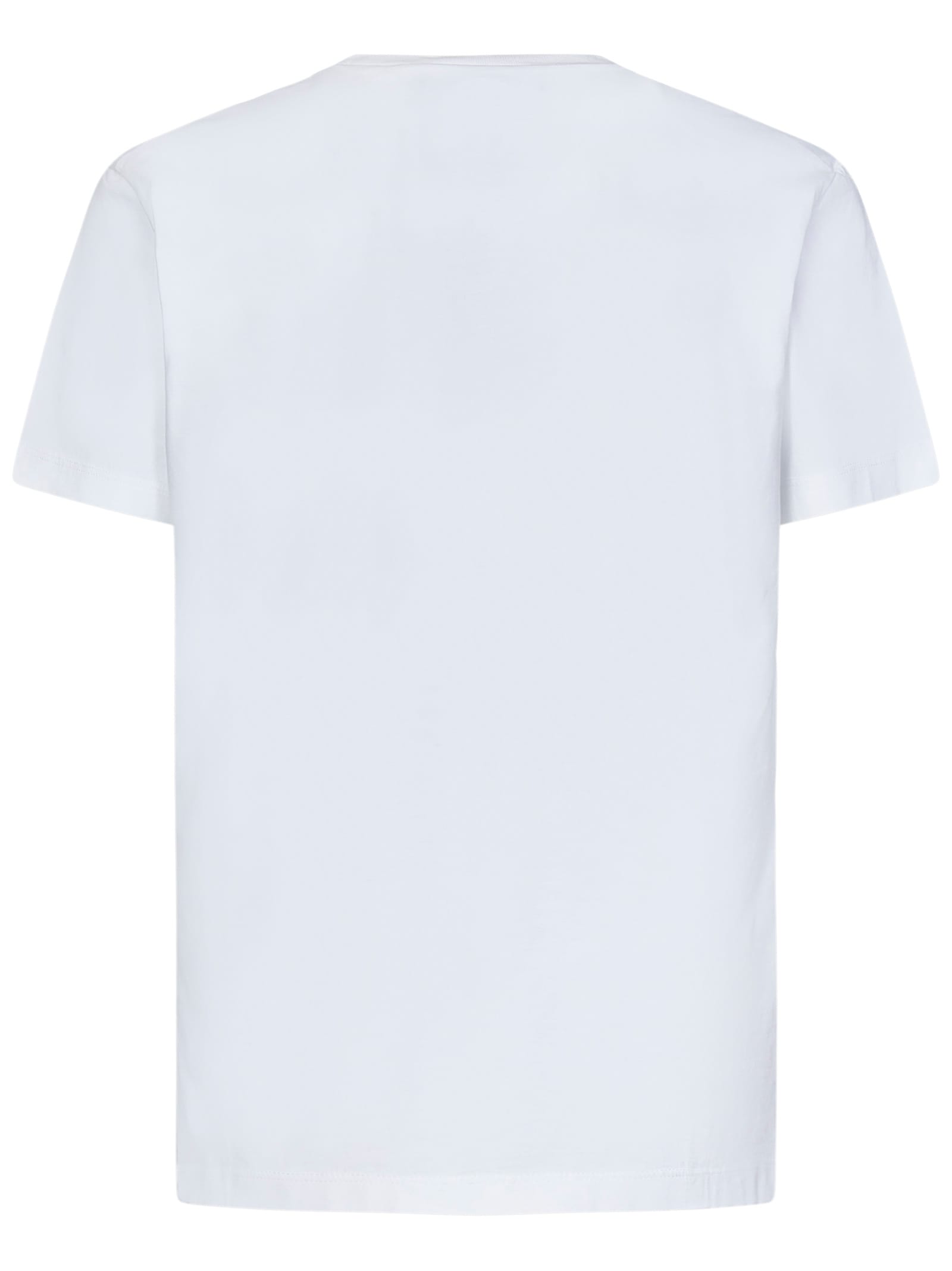 Shop Dsquared2 Keep Moving Around Cool Fit T-shirt In White