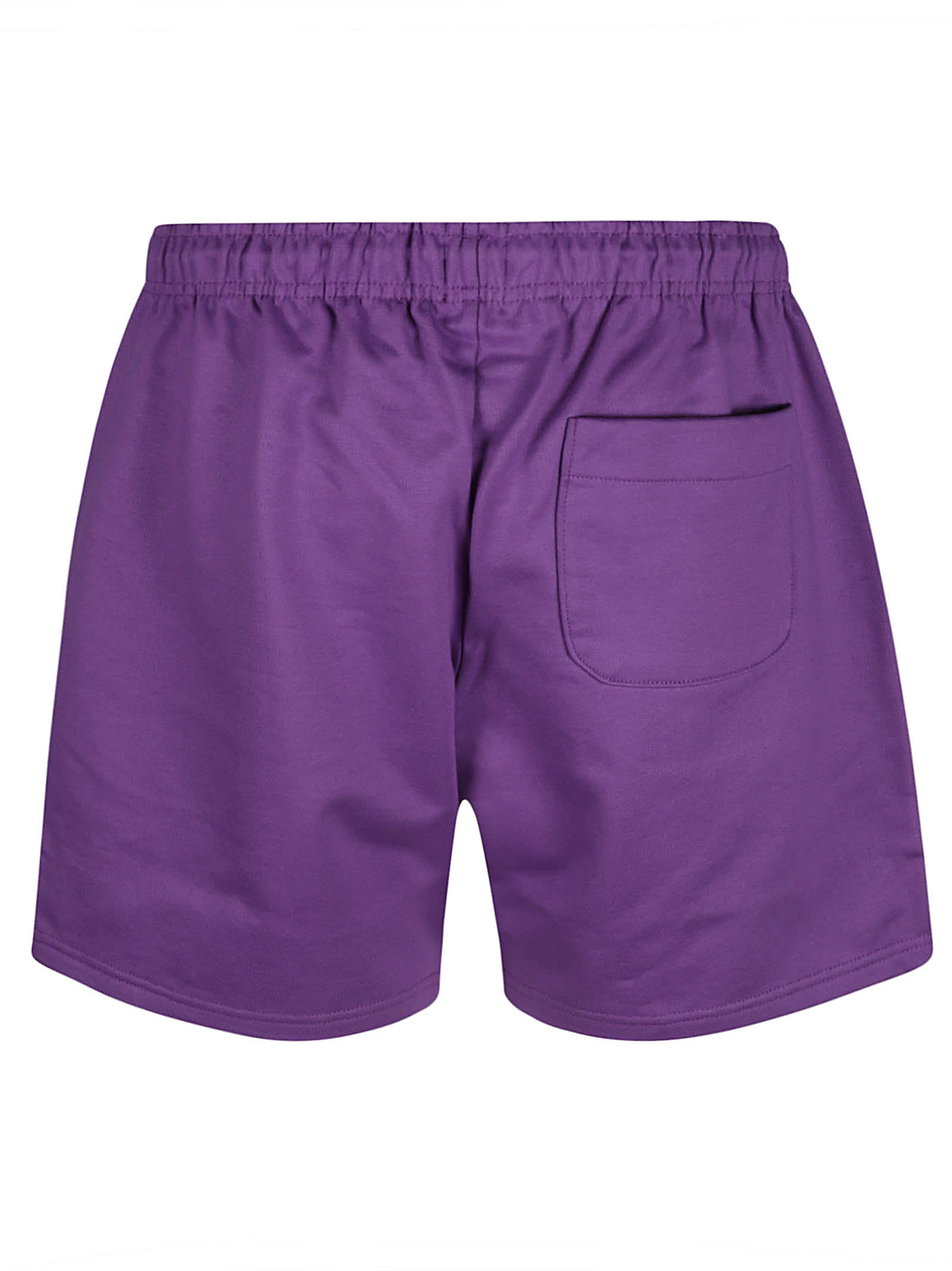 Shop Paccbet Laced Shorts In Violet