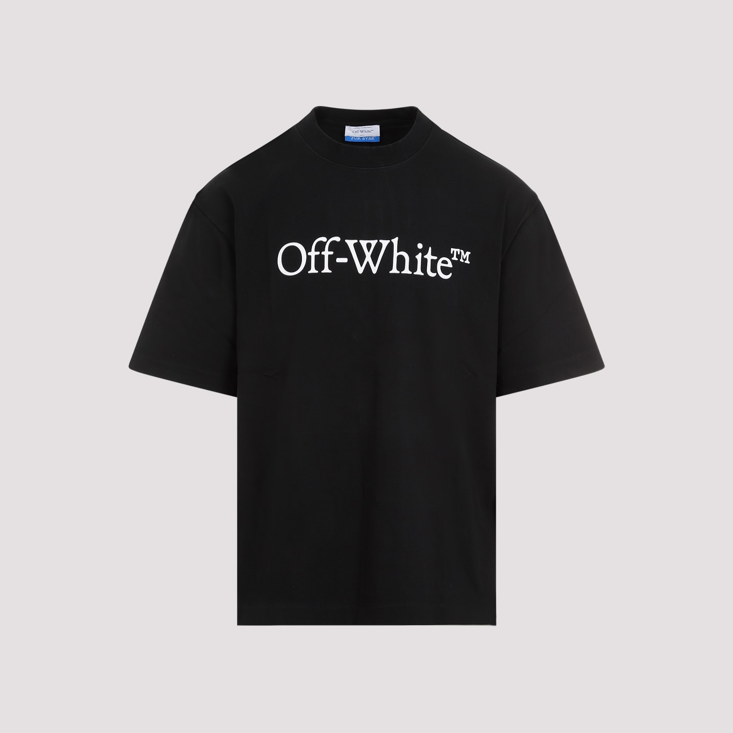 Shop Off-white Big Bookish Skate T-shirt In Black White