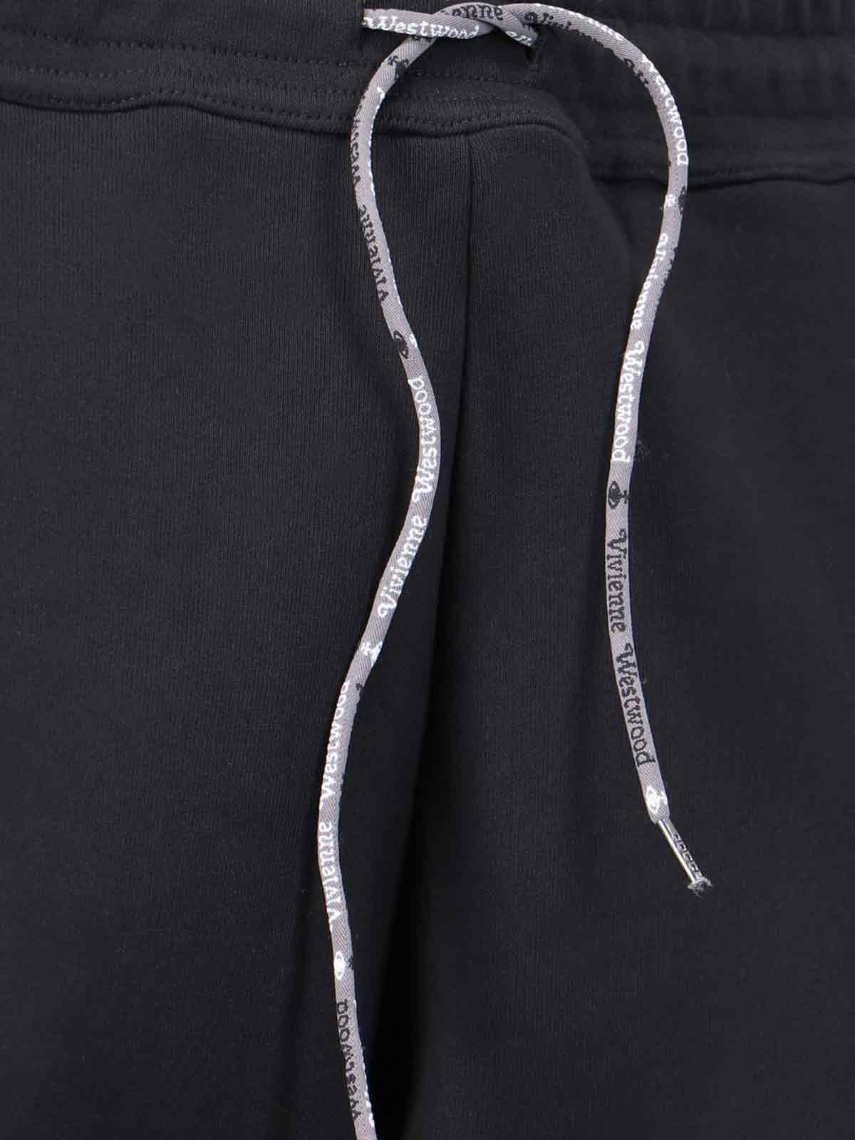 Shop Vivienne Westwood Logo Track Pants In Black
