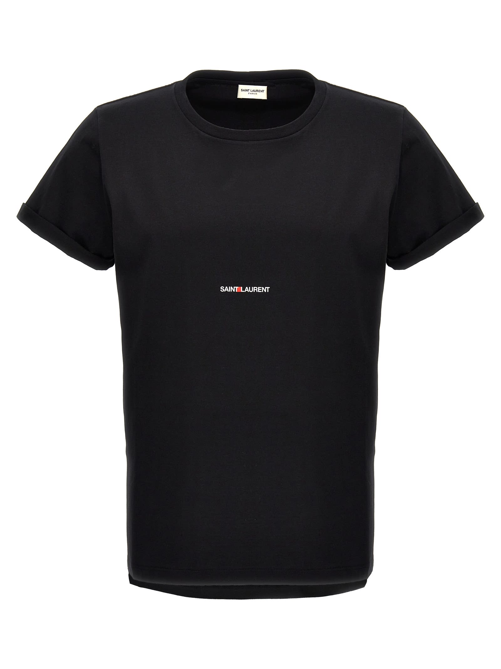 Shop Saint Laurent Rive Gauche T-shirt In Black