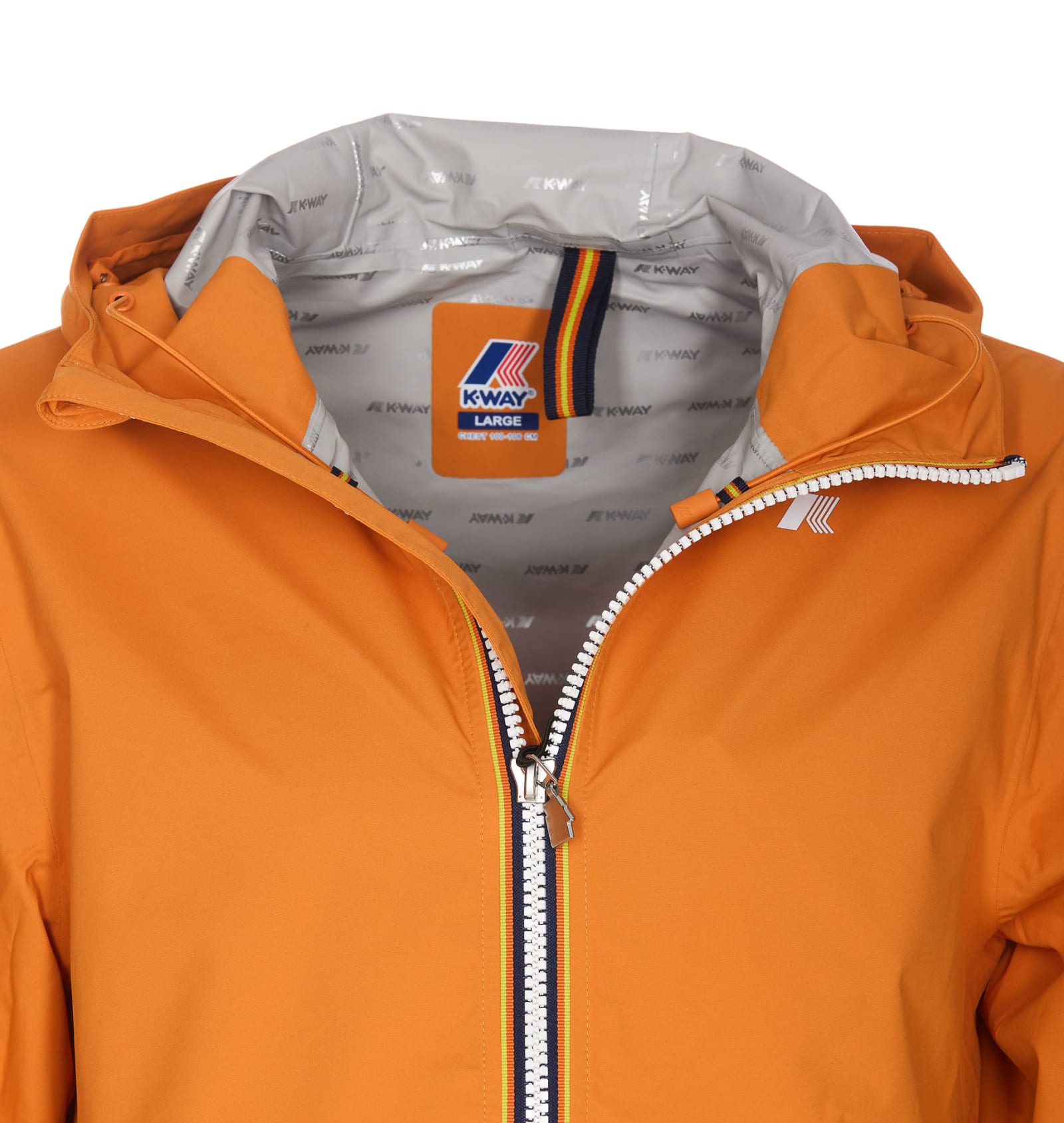 Shop K-way Stretch Jacket Blazer In Orange