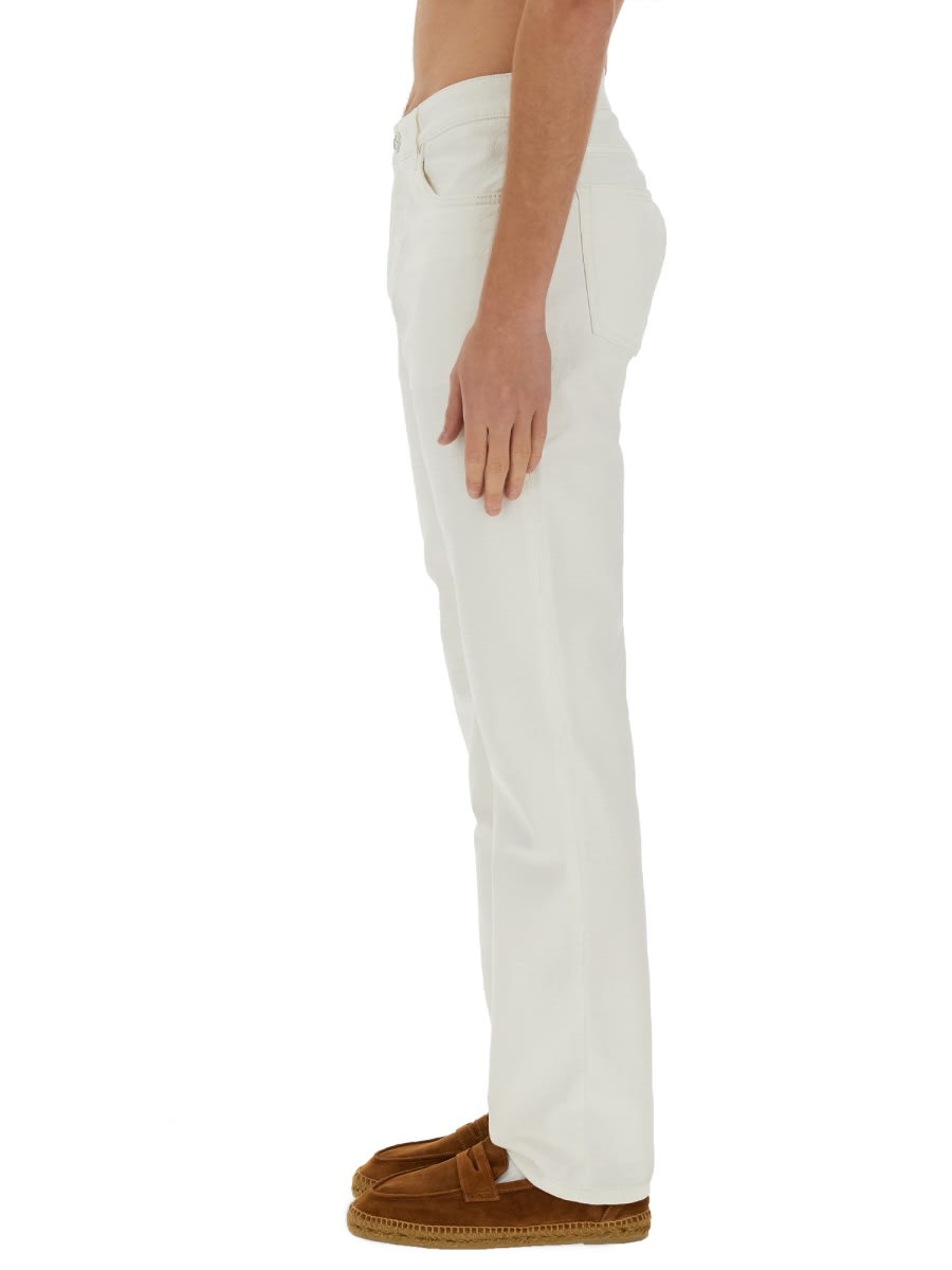 Shop Etro Stretch Jeans In White