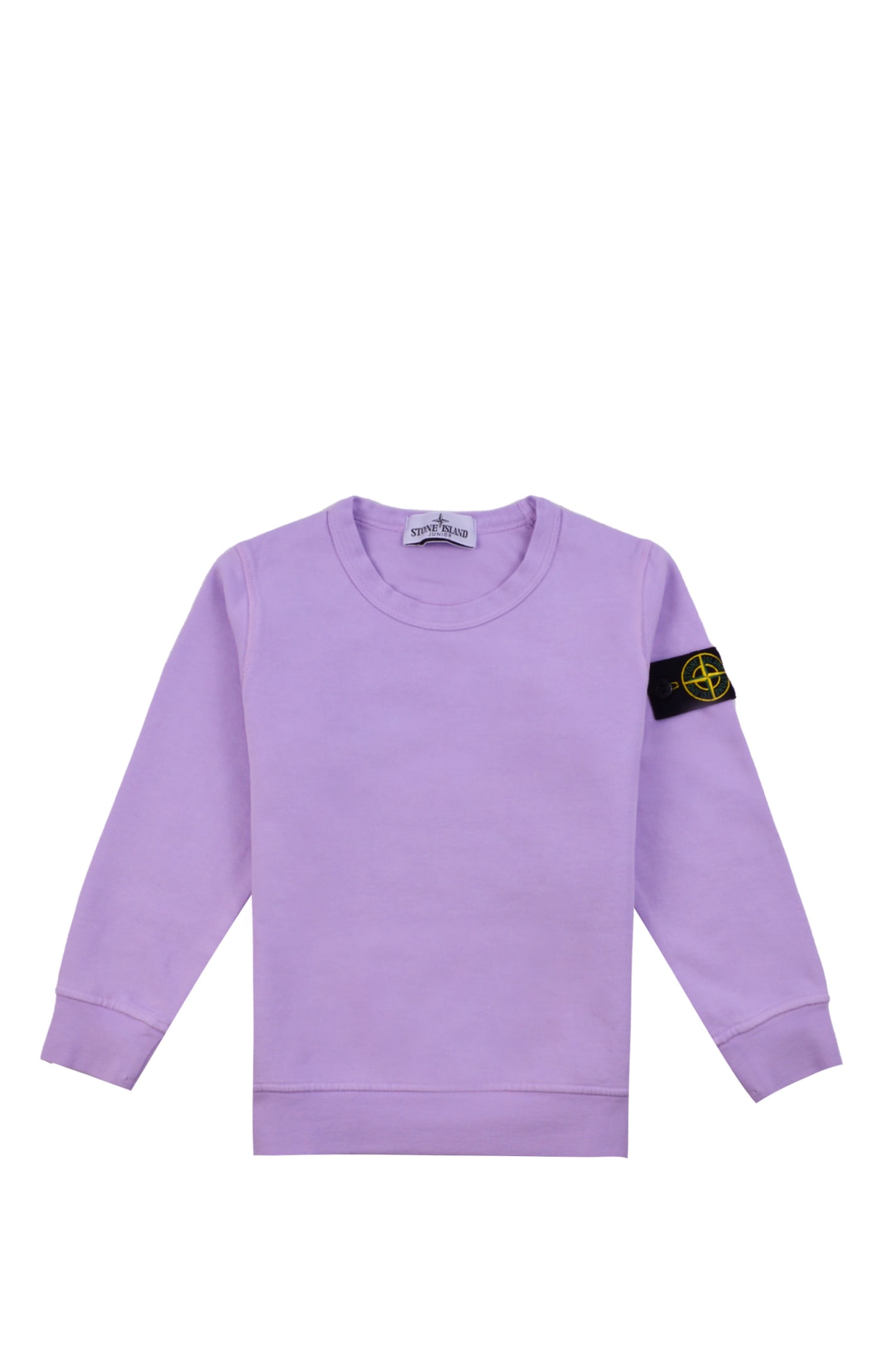 Stevenson keuken Leeg de prullenbak Stone Island Junior Kids' Cotton Sweatshirt In Violet | ModeSens