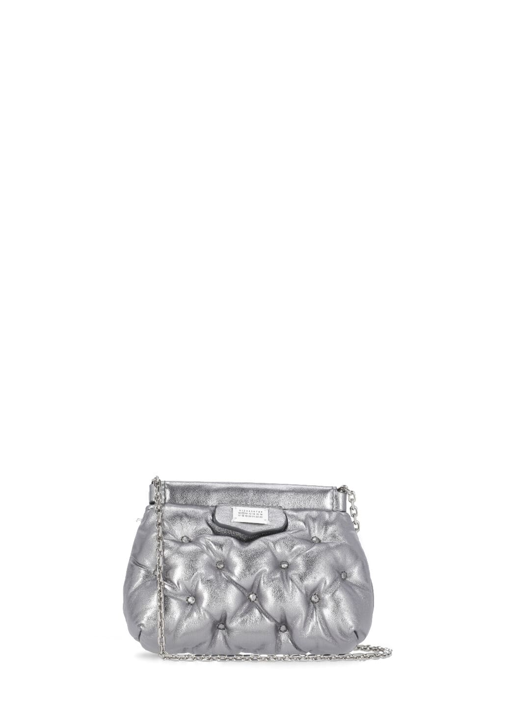 Shop Maison Margiela Glam Slam Shoulder Bag In Silver