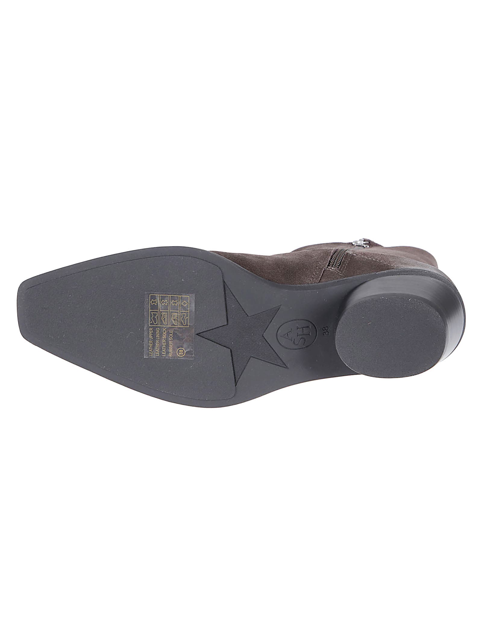 Ash Hasley Ankle Boots In Brown