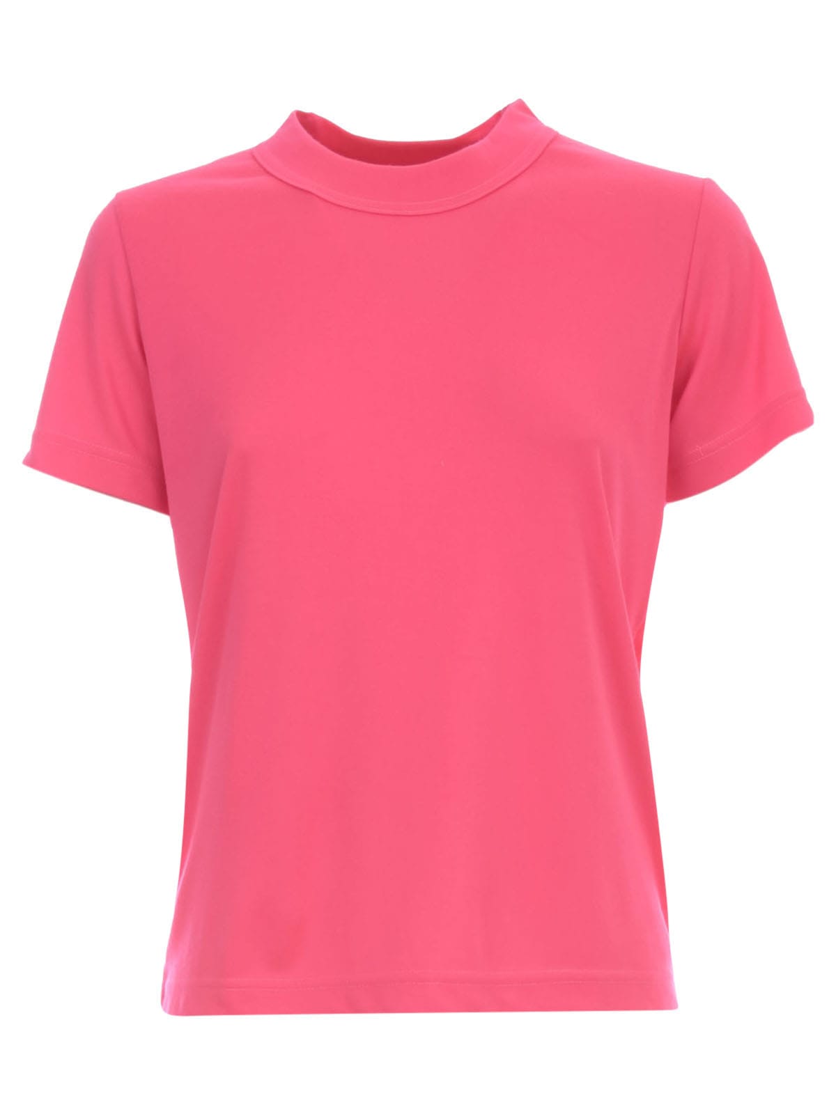Junya Watanabe S/l Round Neck Tshirt In Neon Pink