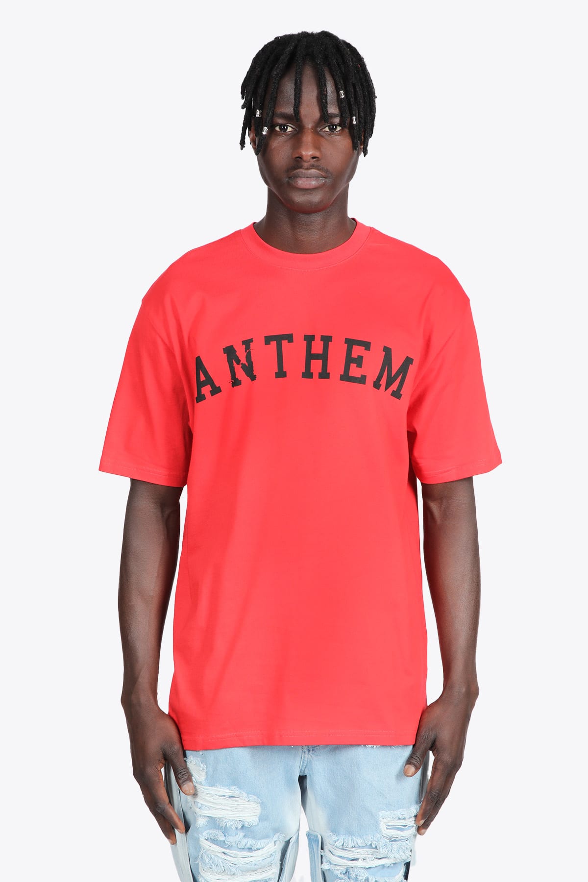 032c Anthem Tee Red cotton Anthem t-shirt - Anthem tee