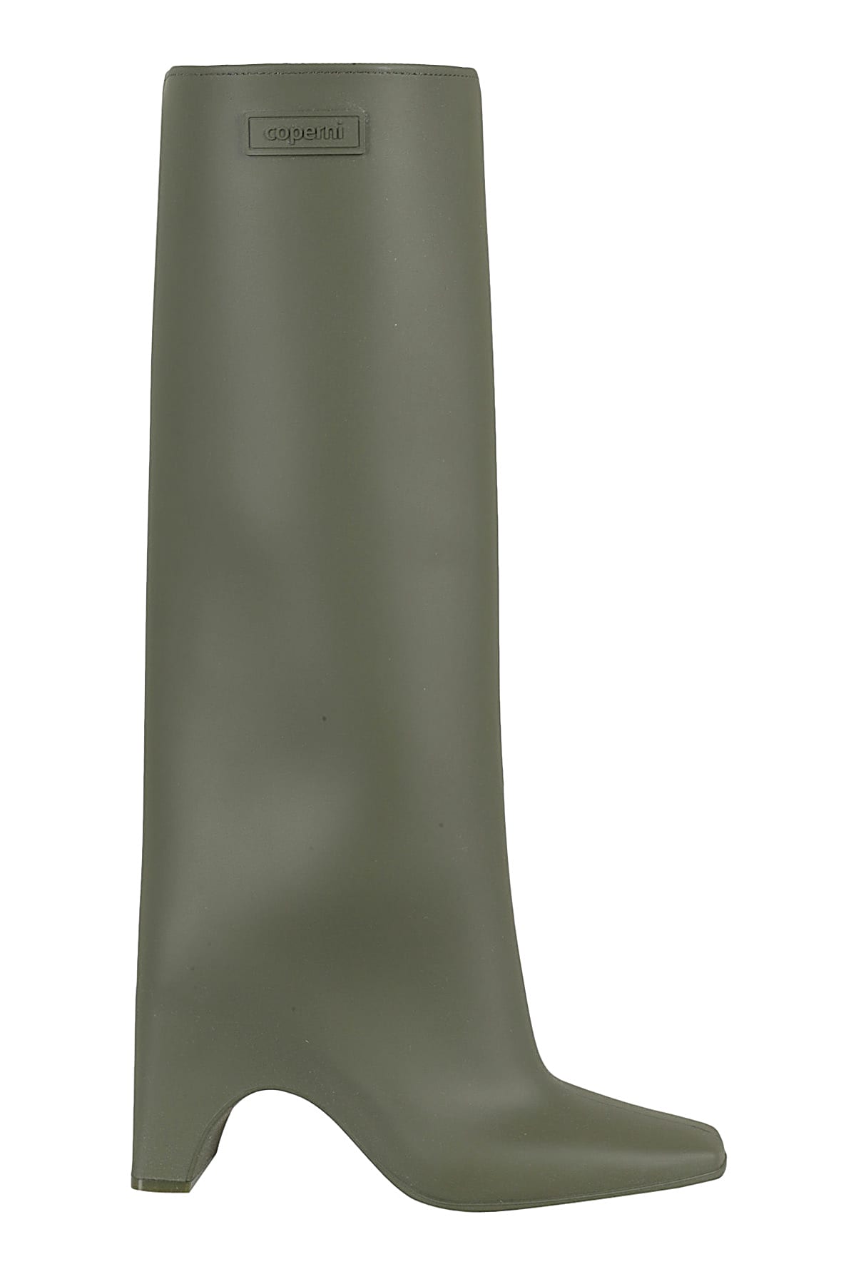 Shop Coperni Rubber Bridge Boot In Grn Green