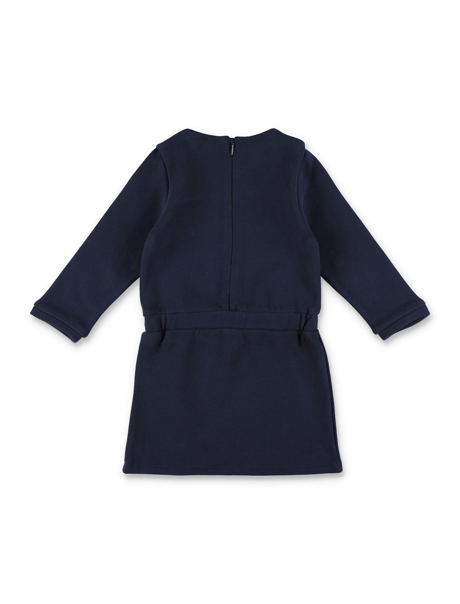 Shop Chloé Kid - Logo Dress In Navy