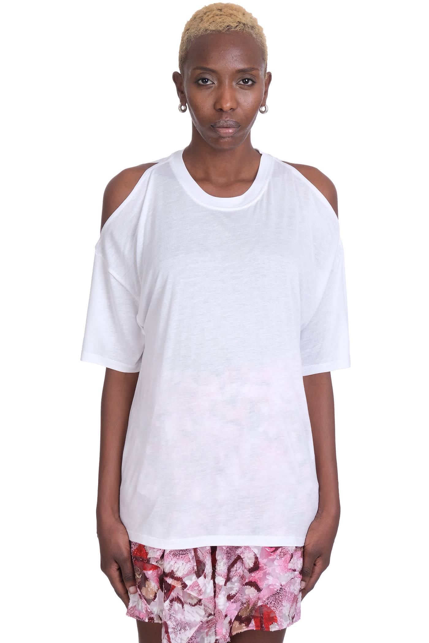 IRO Irki T-shirt In White Viscose
