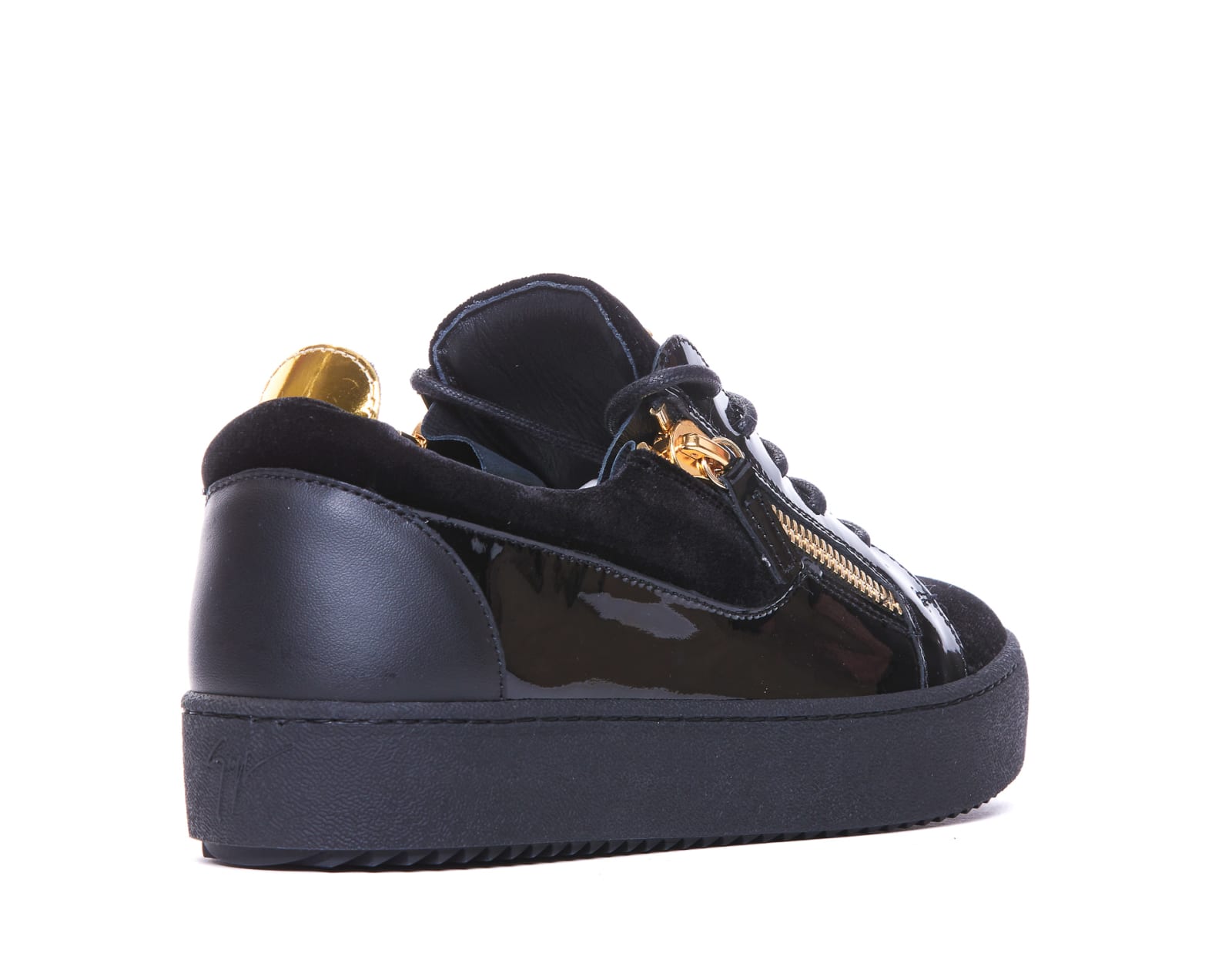 Shop Giuseppe Zanotti Frankie Sneakers In Black