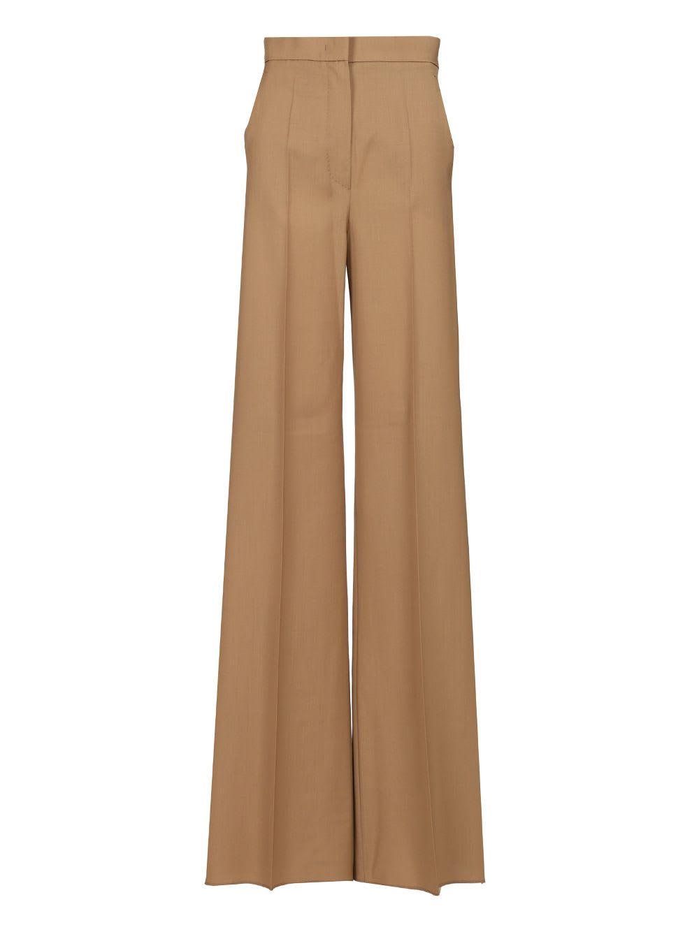 Max Mara Wide Leg Trousers In Brown