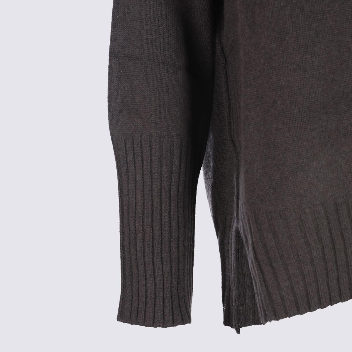Antonelli Turtleneck Long Sleeve Sweater In Black