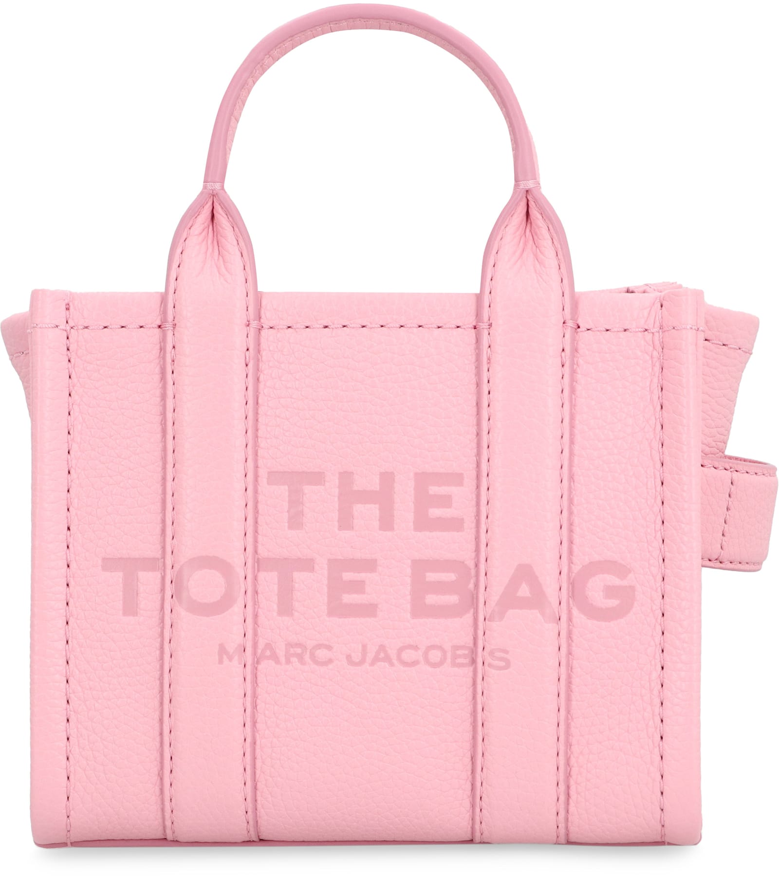 Shop Marc Jacobs The Crossbody Tote Bag Leather In Pink