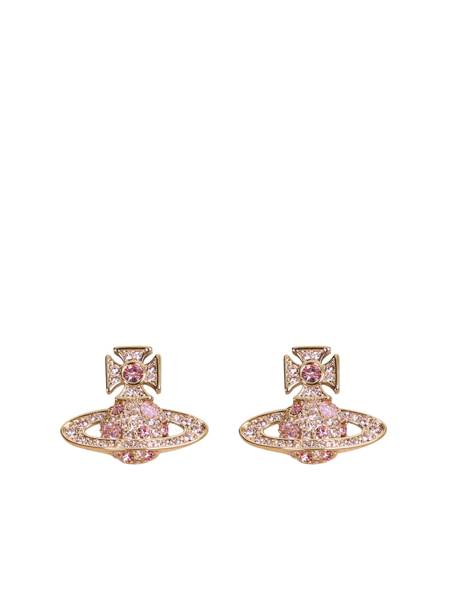 Vivienne Westwood Rose Gold Francette Earrings
