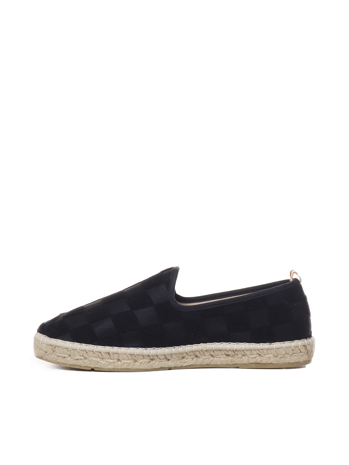 Shop Mc2 Saint Barth Canvas Espadrillas In Black