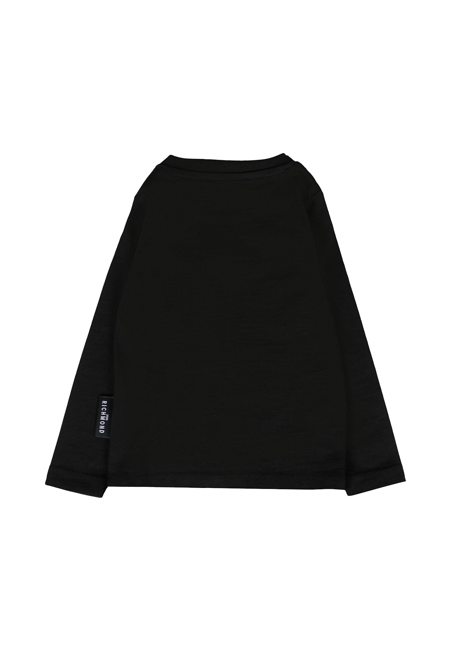 Richmond Black T-shirt For Baby Girl With Crown In Black