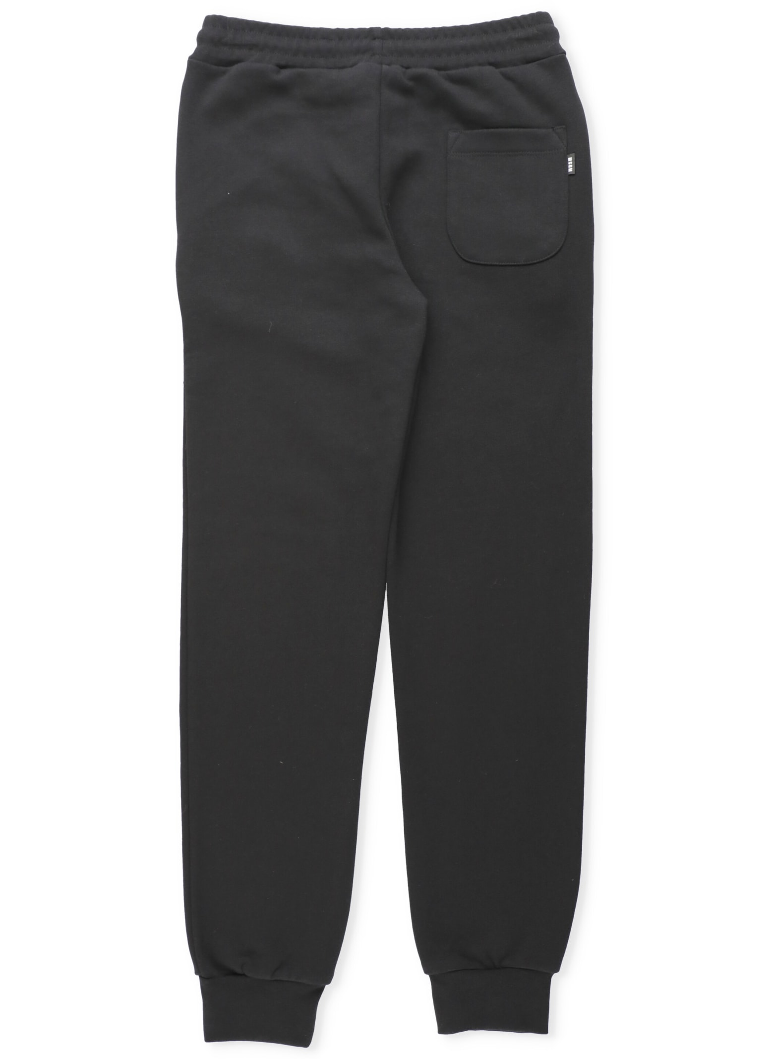 Shop Msgm Pant With Logo In Black