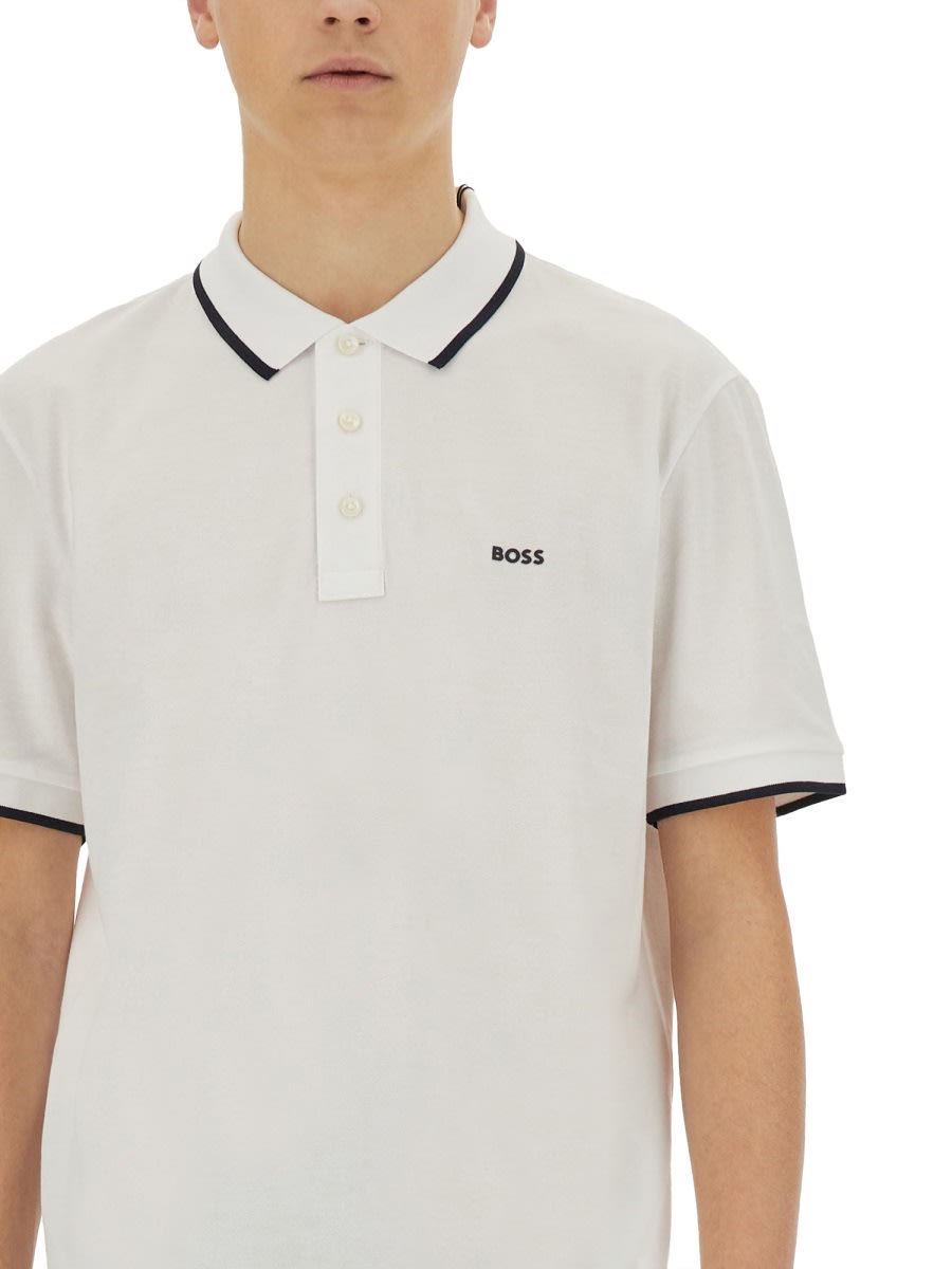 Hugo Boss Boss Pants "parlay 190" In White