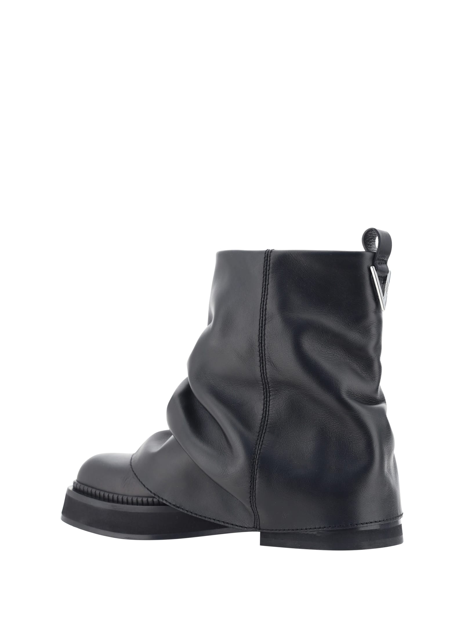 Shop Attico Mini Robin Ankle Boots In Black