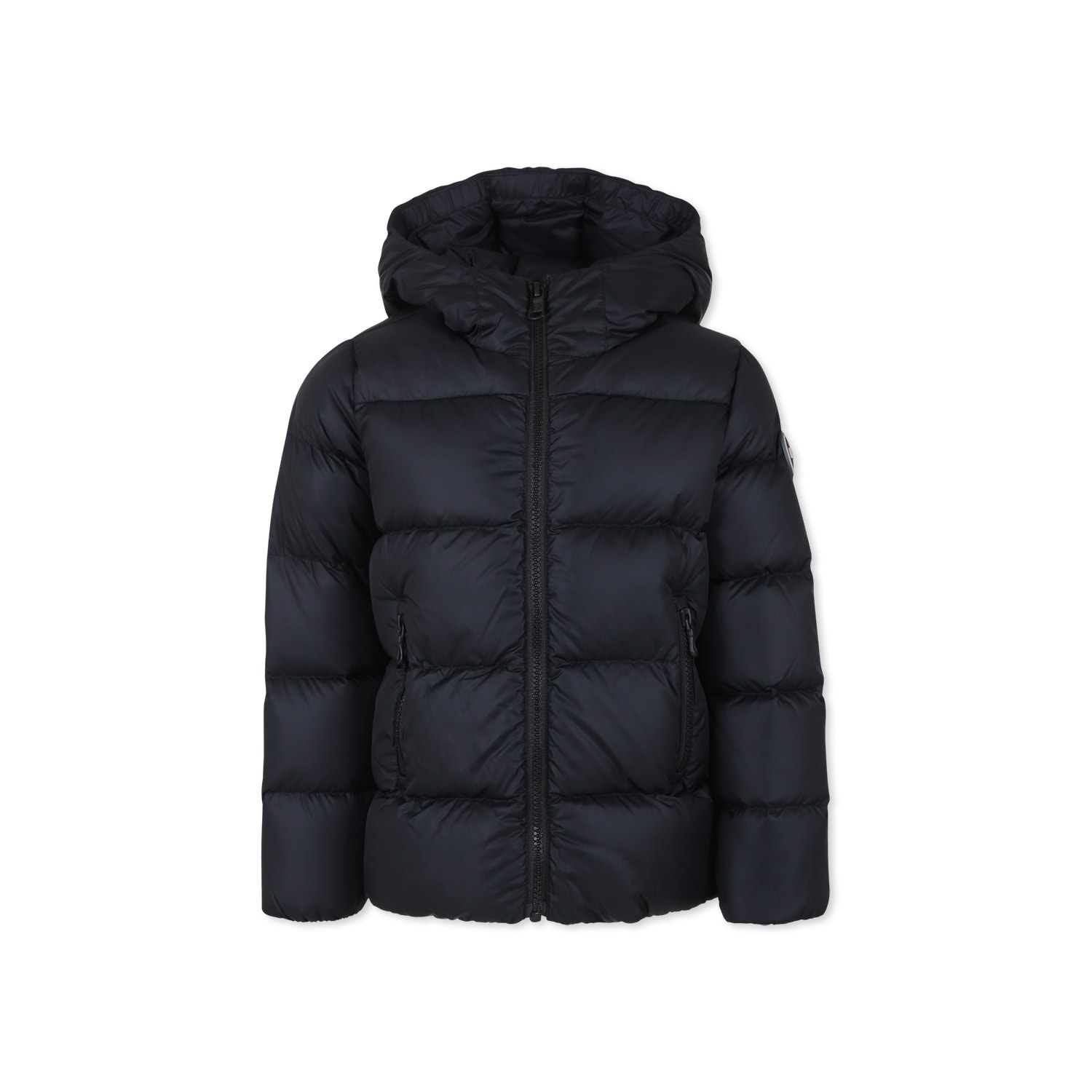 Colmar Logo-patch Padded Jacket In Black