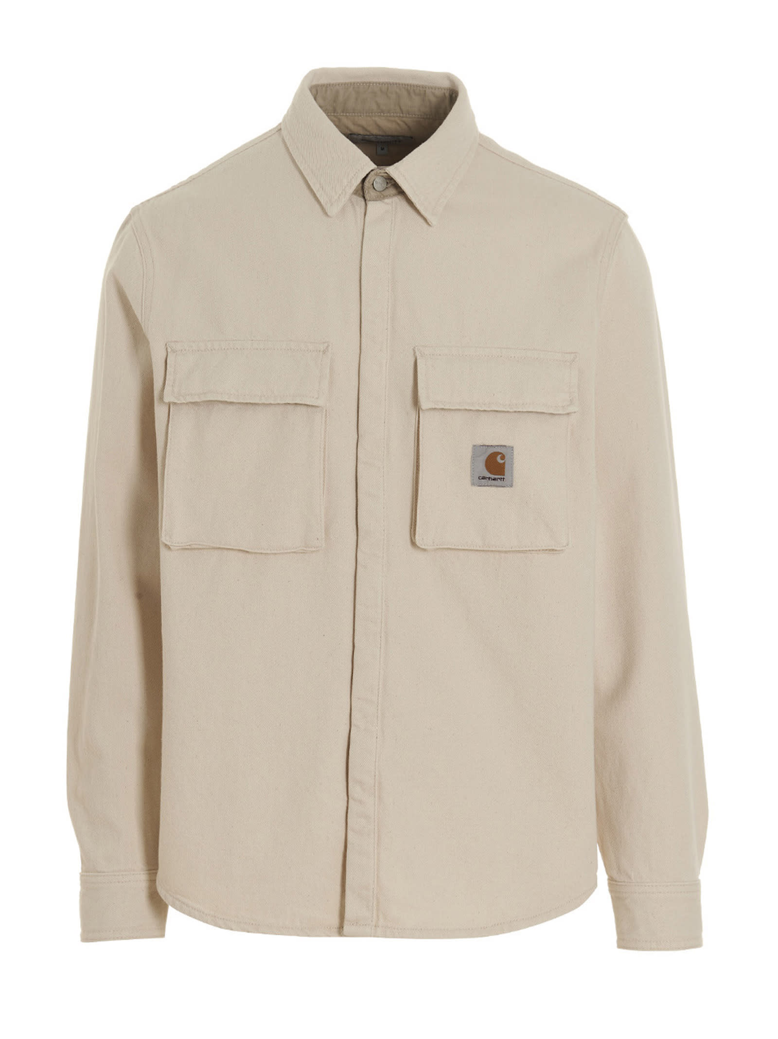 Carhartt Wip Monterey Shirt Jacket In Beige