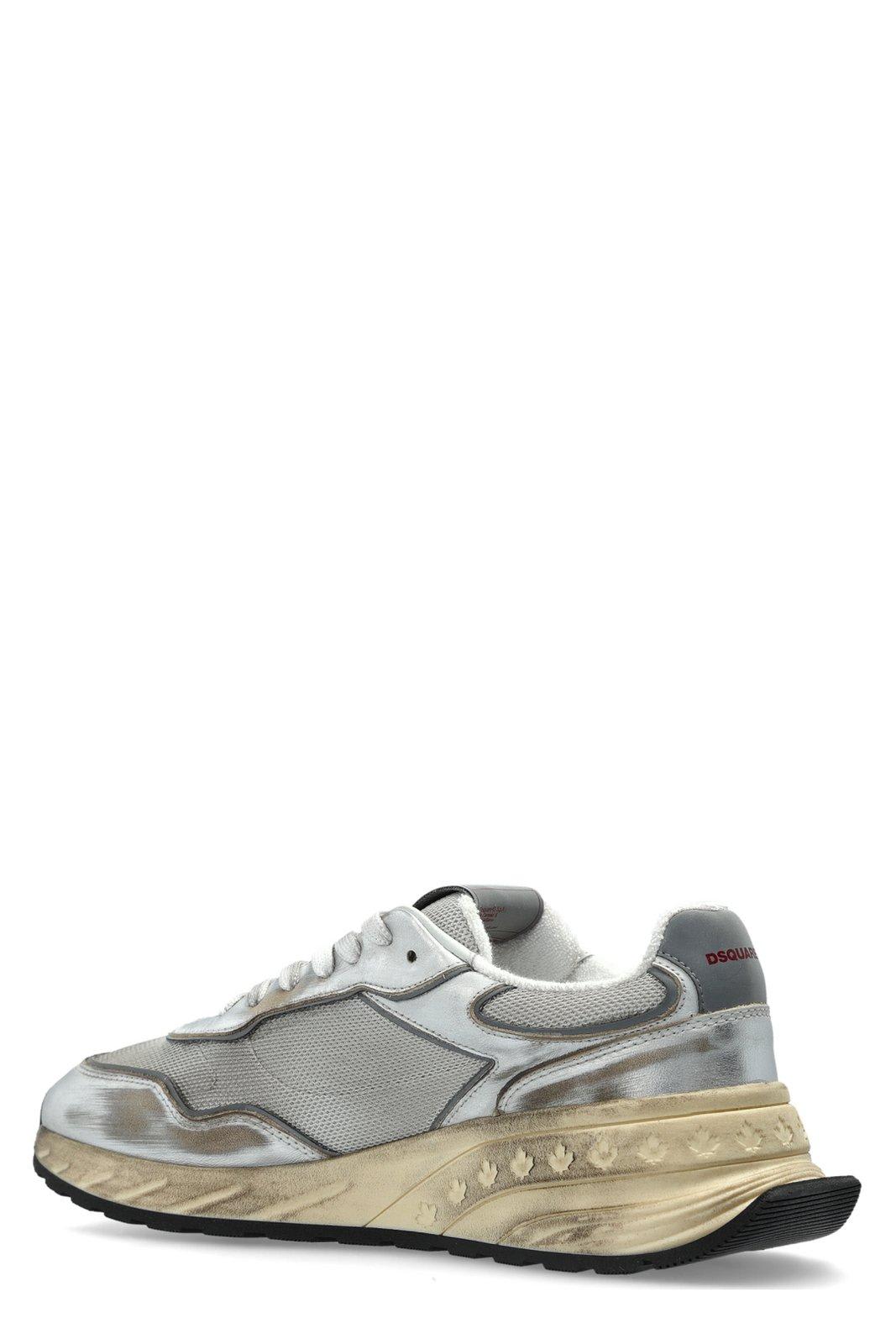Shop Dsquared2 Distressed Low-top Sneakers