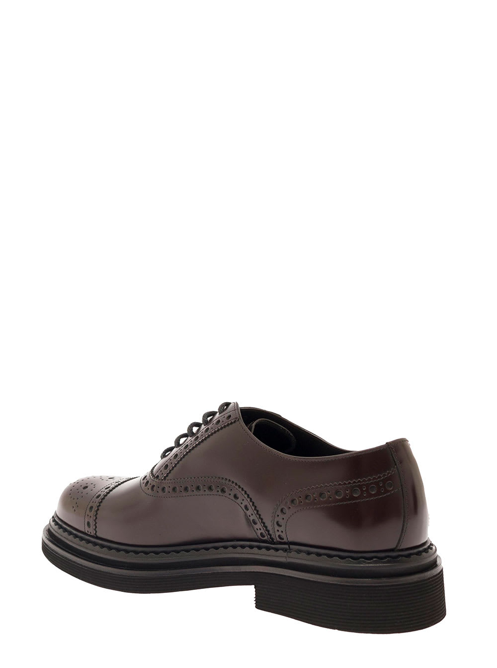 Shop Dolce & Gabbana Derby Inglese In Brown