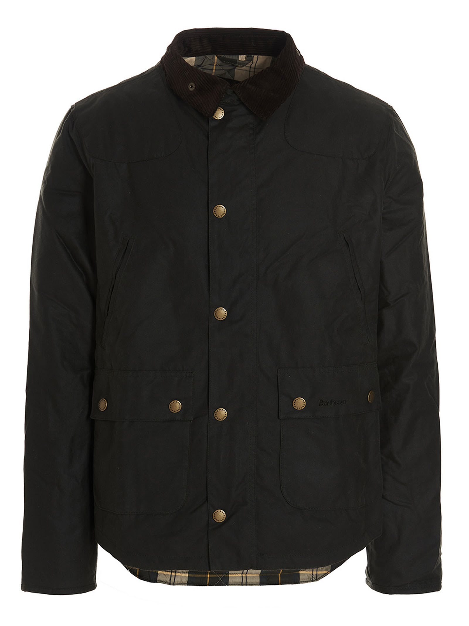Barbour Reeline Puffer Jackets Green In Green