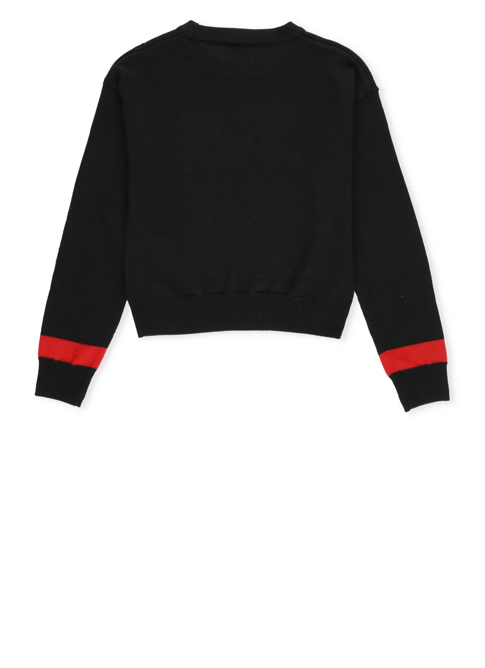 Shop N°21 Sweater With Logo In Black