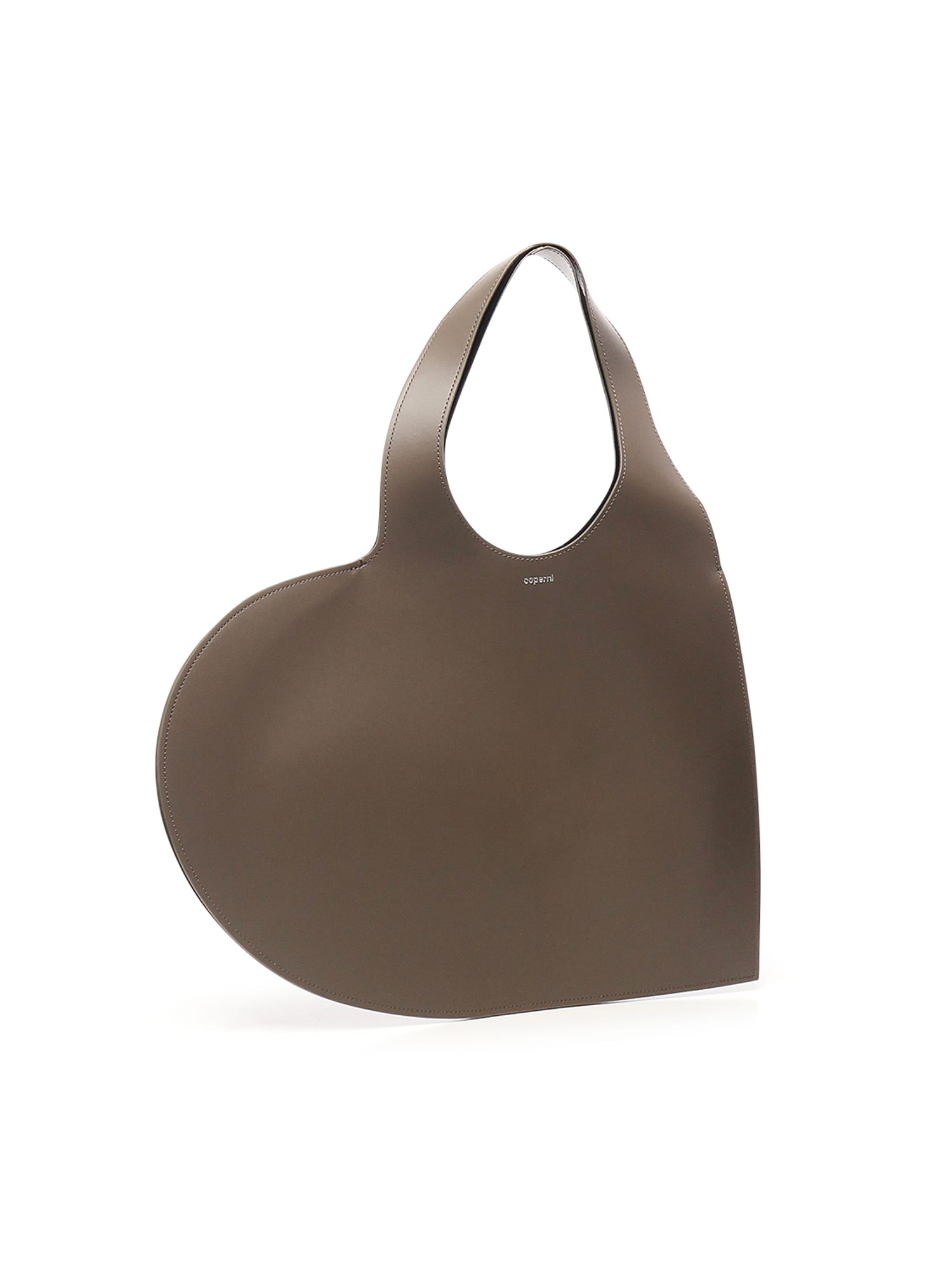 Coperni Large Heart Tote Bag In Brown