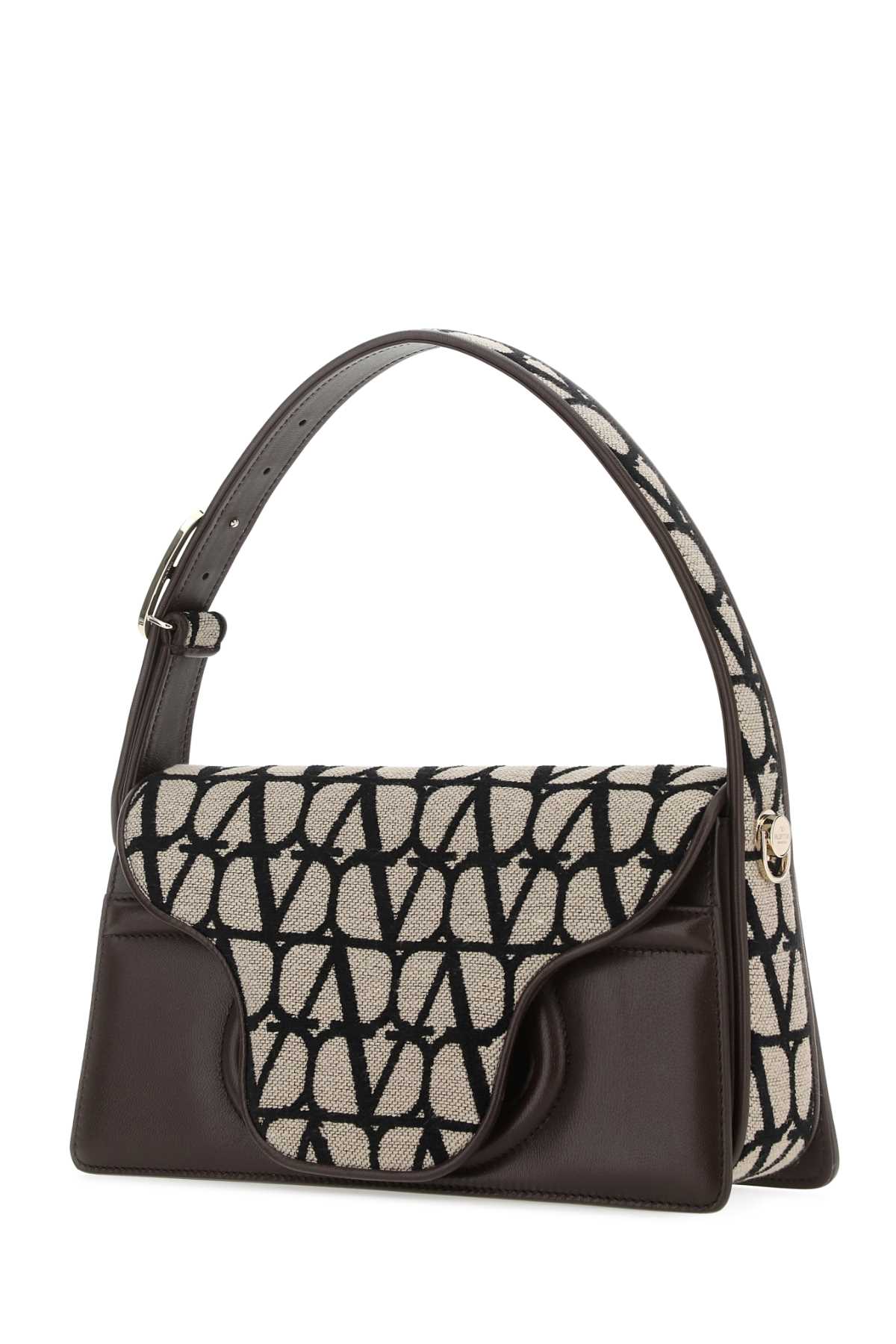 Shop Valentino Toile Iconographe And Leather Le Grand Deuxieme Shoulder Bag In 6zn