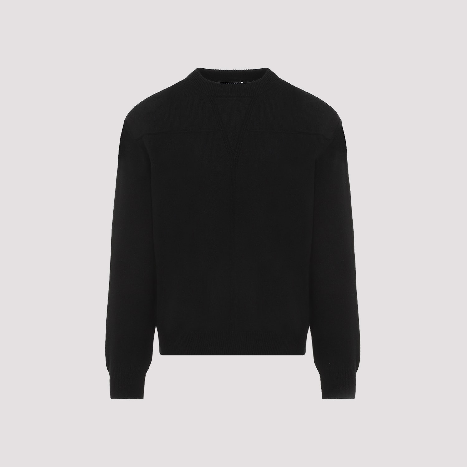 Shop Jil Sander Wool-blend Pullover In Black