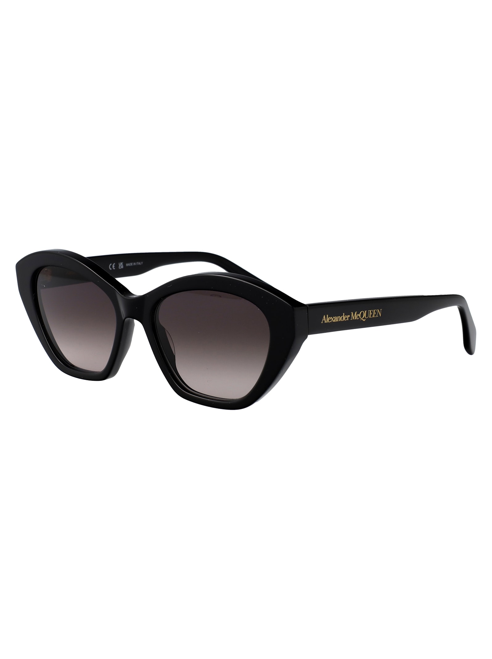 Alexander Mcqueen Alexander Mc Queen Sunglasses Am0355 S 001 In 001 Black Black Grey