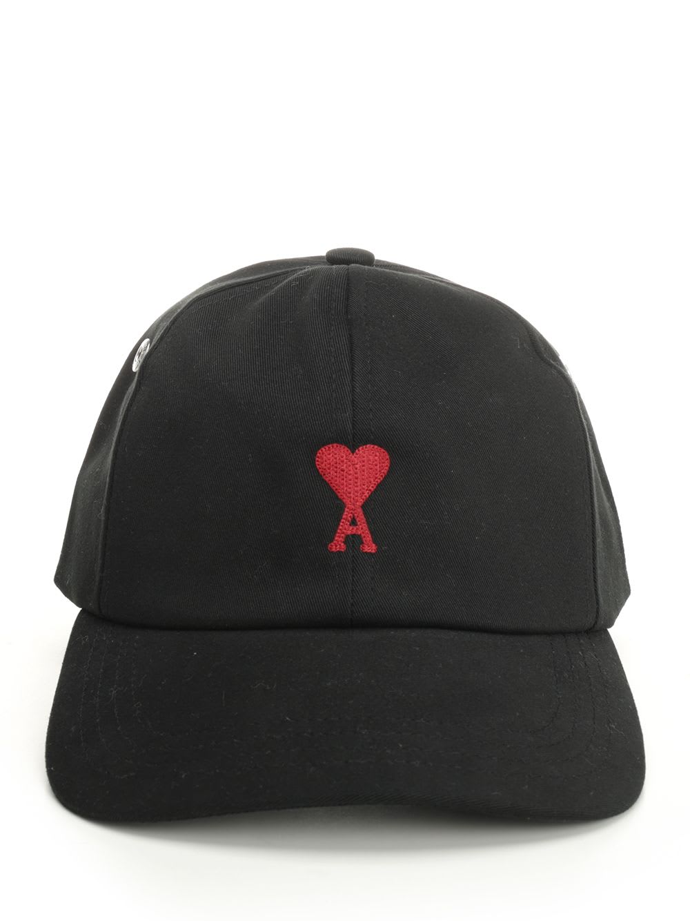 Ami Alexandre Mattiussi Embroidered-logo Baseball Cap In Black