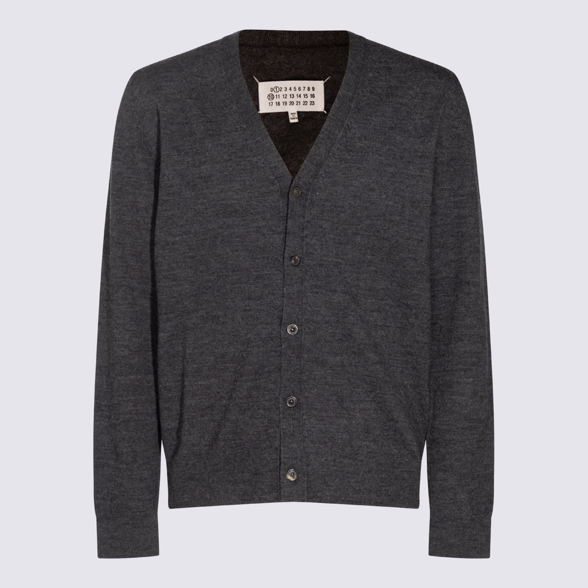 Dark Grey Wool Knitwear