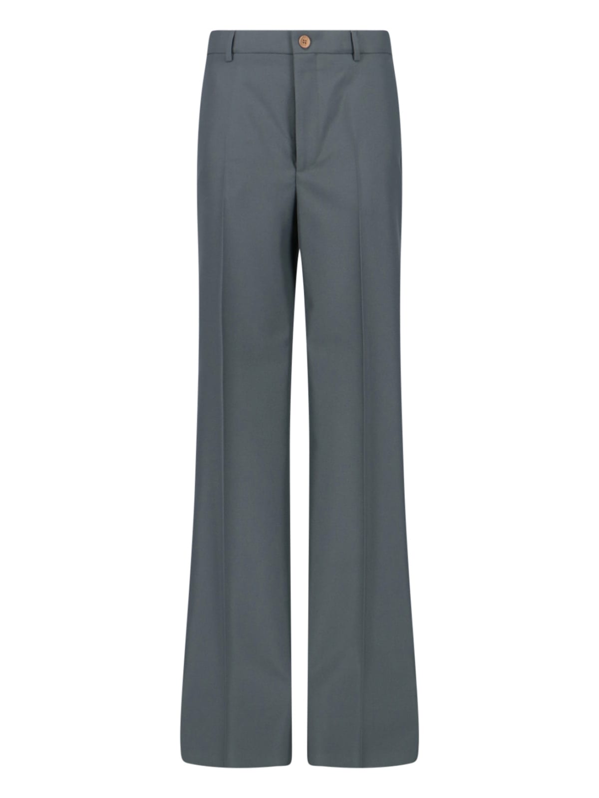 Gucci Women Technical Panama Pants In Blue