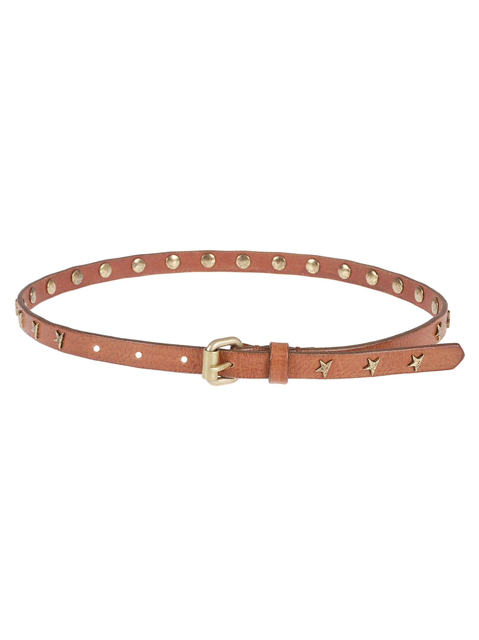 Golden Goose Molly Belt In Cuoio