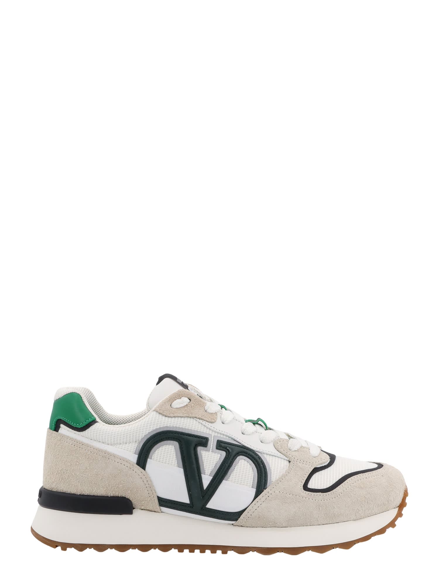 Shop Valentino Vlogo Pace Sneakers In Green